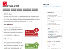 Tablet Screenshot of blogs.epb.uni-hamburg.de
