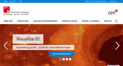 Desktop Screenshot of cen.uni-hamburg.de