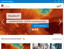 Tablet Screenshot of cen.uni-hamburg.de