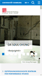 Mobile Screenshot of performance.uni-hamburg.de