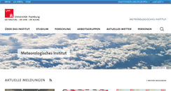 Desktop Screenshot of mi.uni-hamburg.de