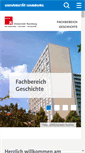 Mobile Screenshot of geschichte.uni-hamburg.de
