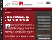 Tablet Screenshot of ediss.sub.uni-hamburg.de