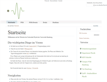 Tablet Screenshot of fsrix.physnet.uni-hamburg.de