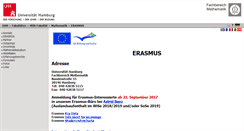 Desktop Screenshot of erasmus.math.uni-hamburg.de