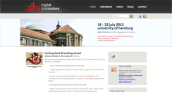 Desktop Screenshot of dh2012.uni-hamburg.de