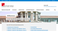 Desktop Screenshot of gwiss.uni-hamburg.de