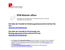 Tablet Screenshot of epb.uni-hamburg.de